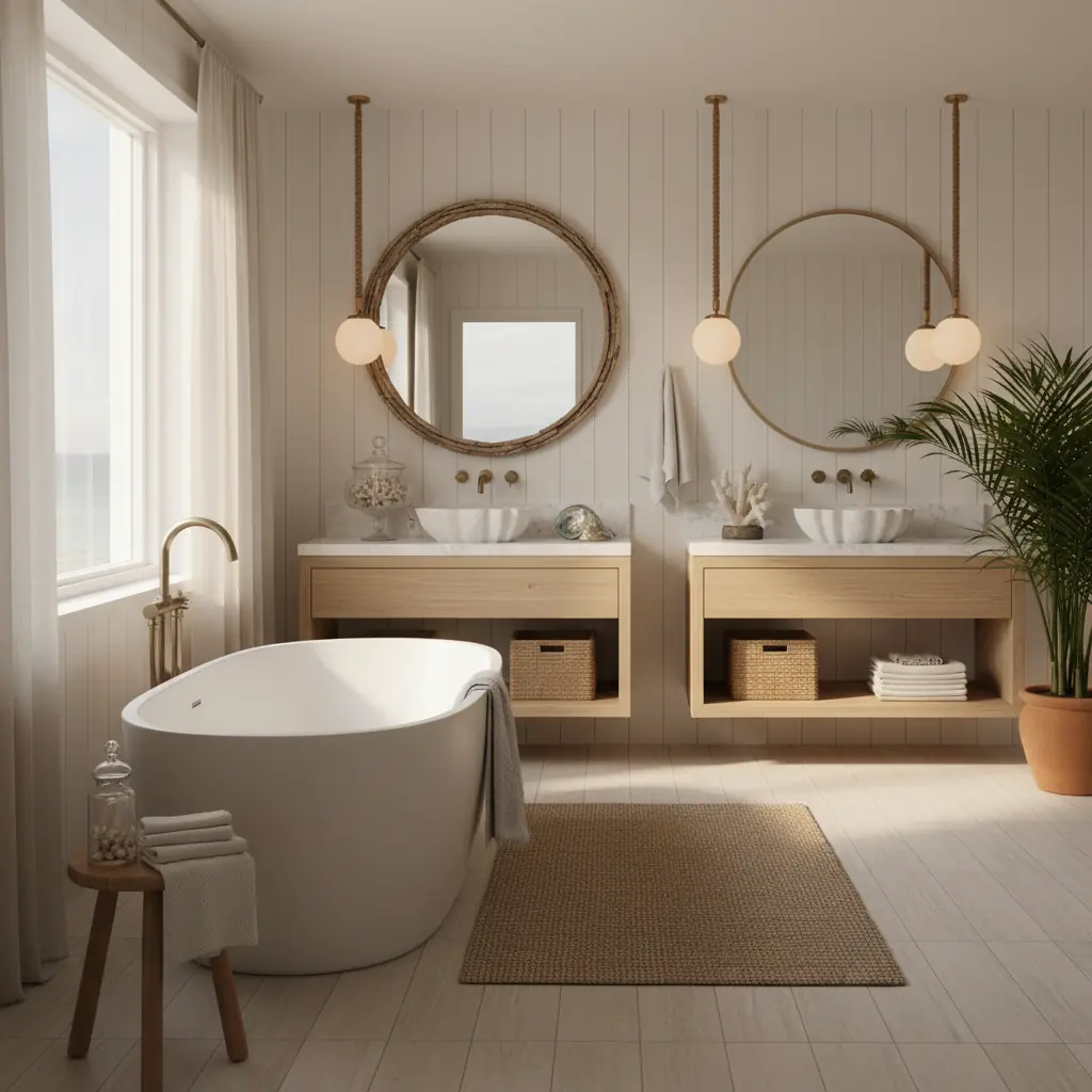 Ideas para Baños Costeros: Trae la Playa a Casa