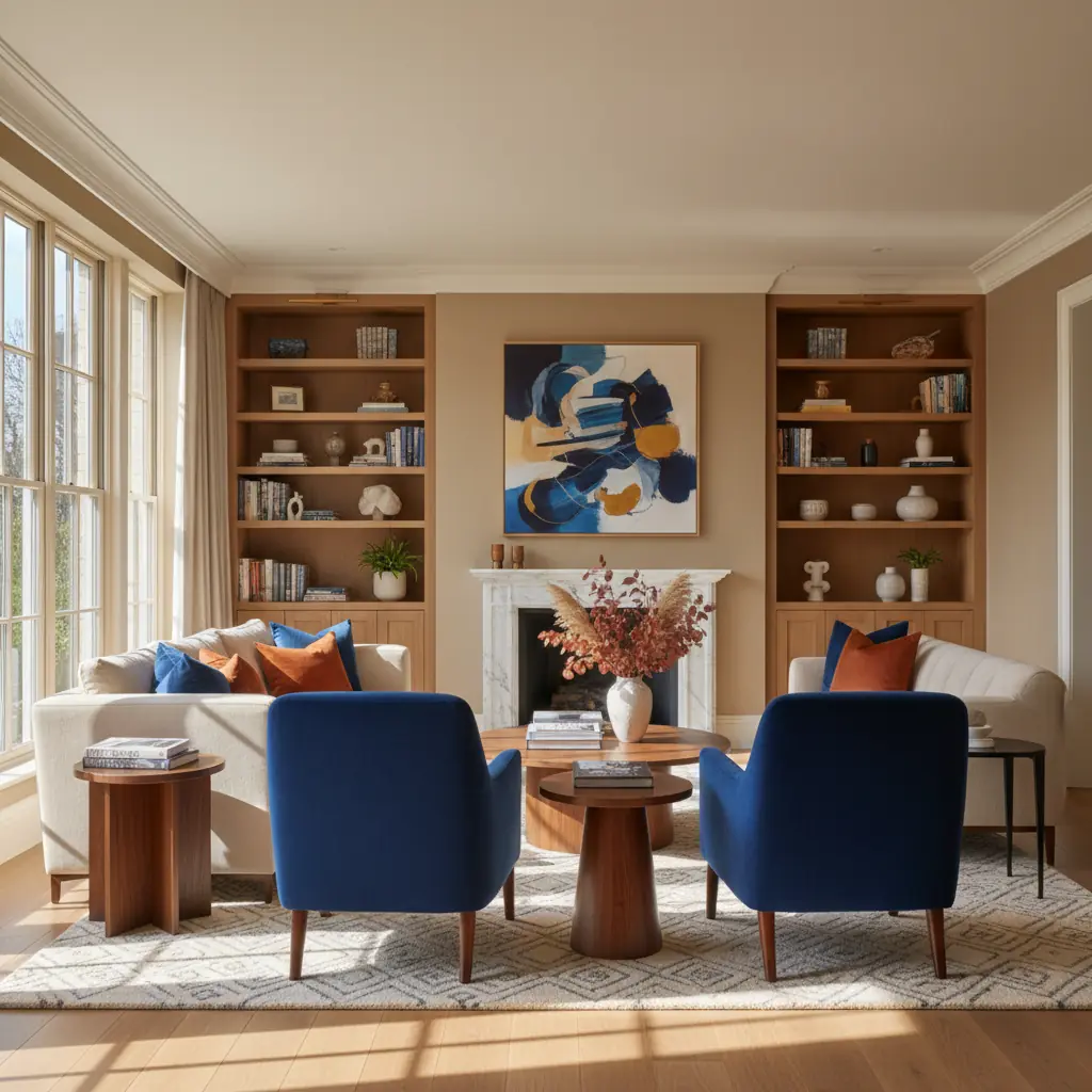 Paletas de colores para salas de estar: La guía de un diseñador