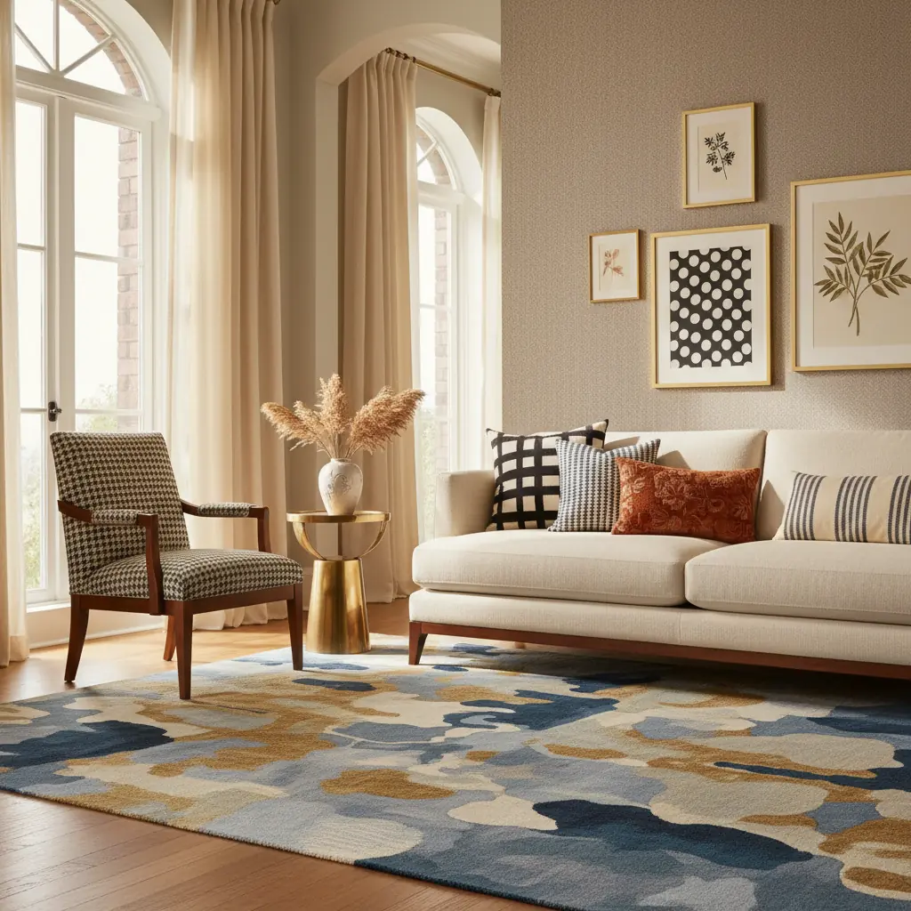 Cómo Mezclar Patrones en Diseño de Interiores sin Chocar