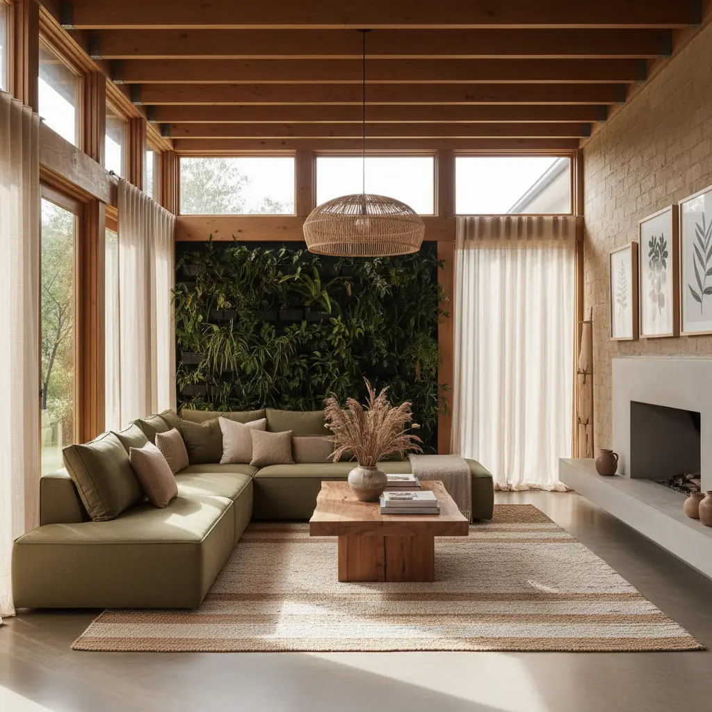 Diseño de Interiores Sostenible: Materiales y Prácticas Que Realmente Importan