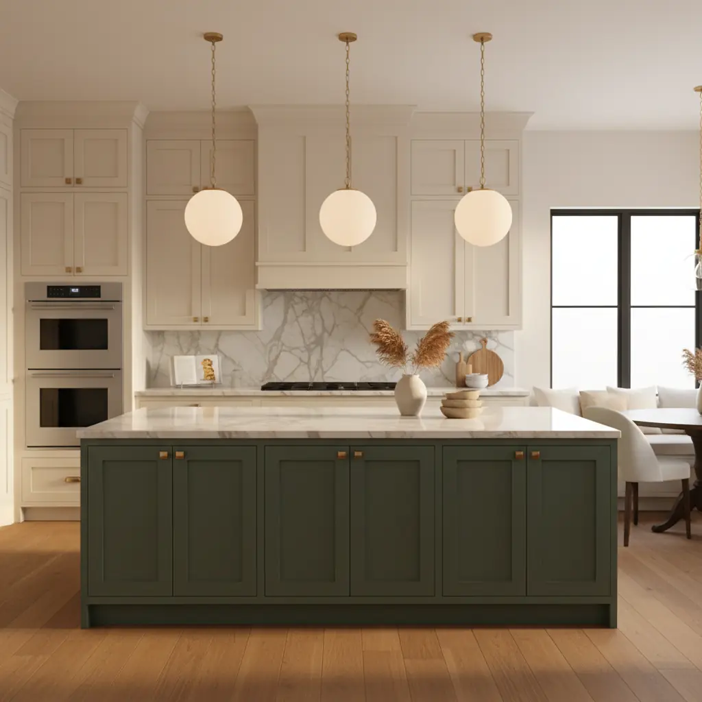 Gabinetes de Cocina Bicolor: Combinaciones de Colores Que Realmente Funcionan