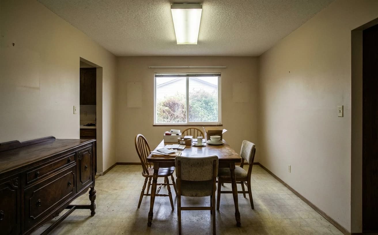 Comedor before AI redesign