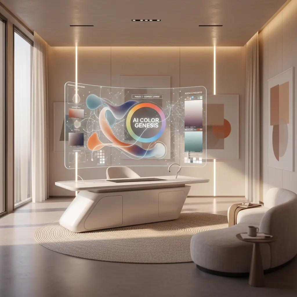 Paletas de Colores con IA: Creando Esquemas de Color Perfectos para Interiores