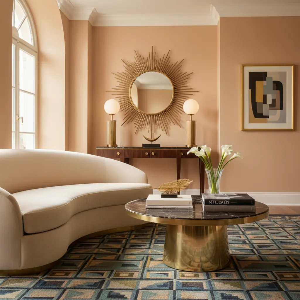 Diseño de Interiores Art Decó: Glamour Moderno Sin Saturación