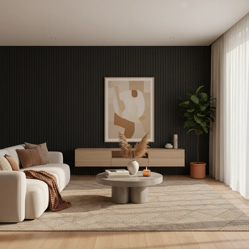 Paredes decorativas negras: profundidad, drama y estilo atemporal