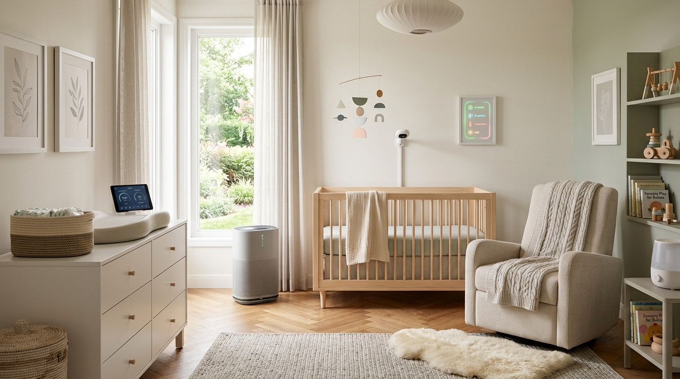 Cómo Diseñar una Habitación Sensorial Optimizada con IA para Recién Nacidos