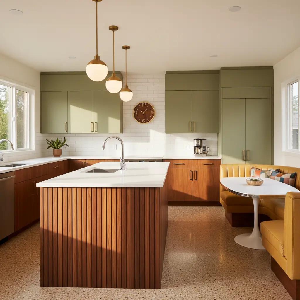 Mid-Century Modern Kitchen Design: Retro Style for 2026
