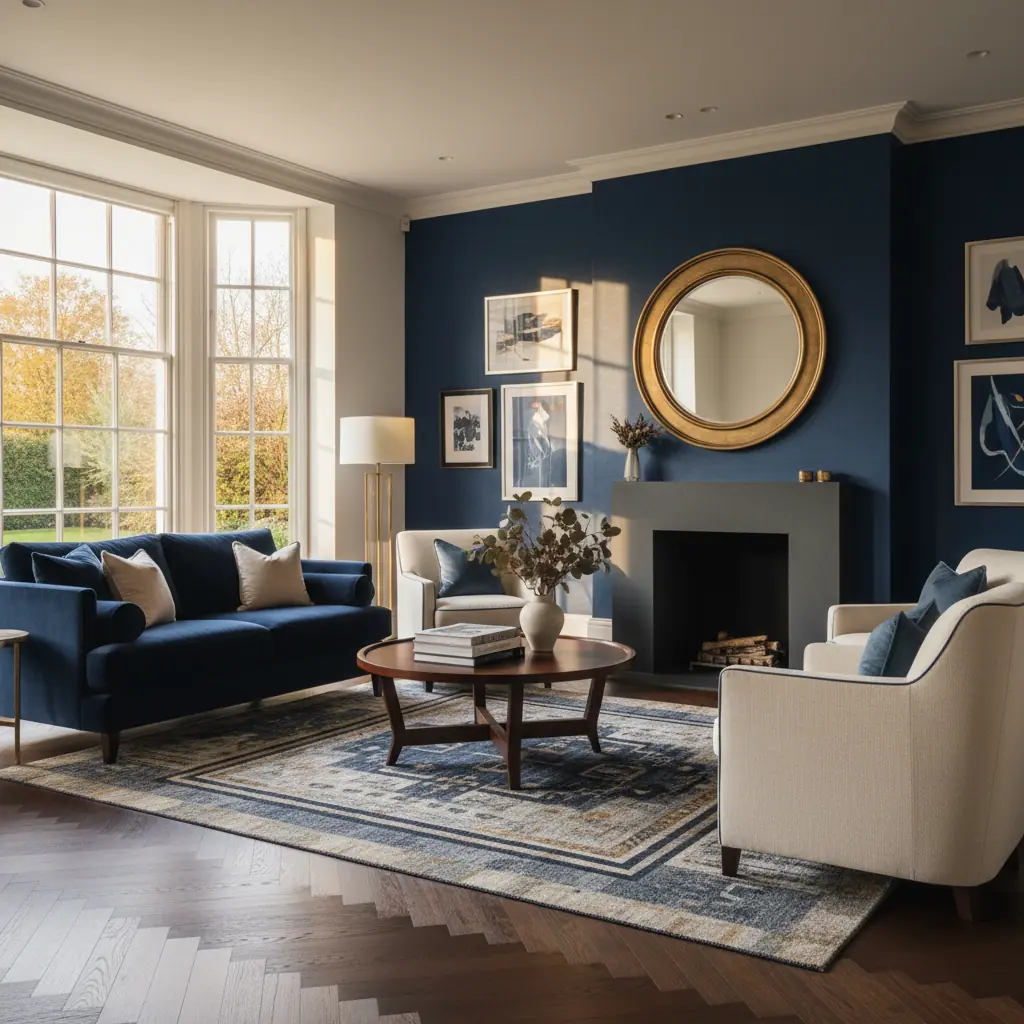 Ideas para Espacios Azul Marino: Diseño, Pintura y Estilismo para Hogares Modernos