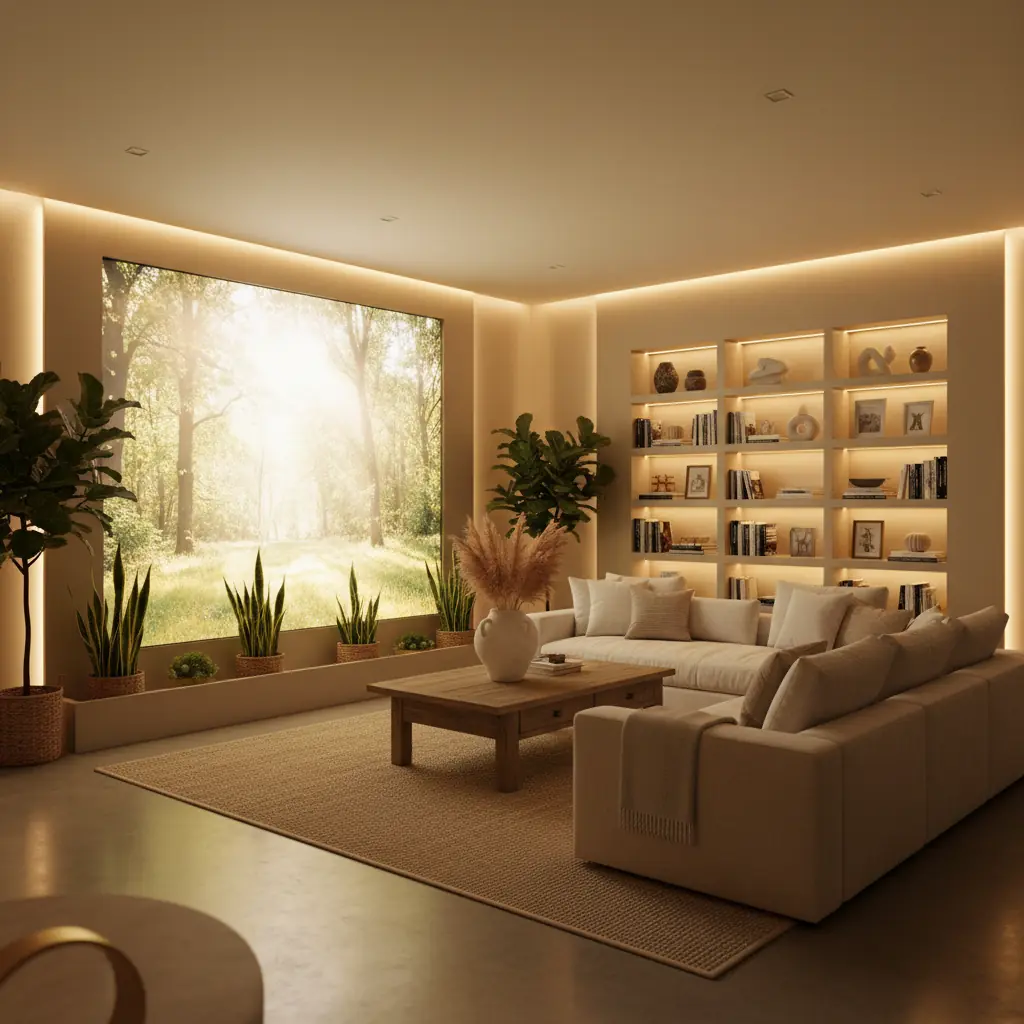 Diseño de Habitaciones Sin Ventanas: Transforma Espacios Oscuros en Santuarios Luminosos