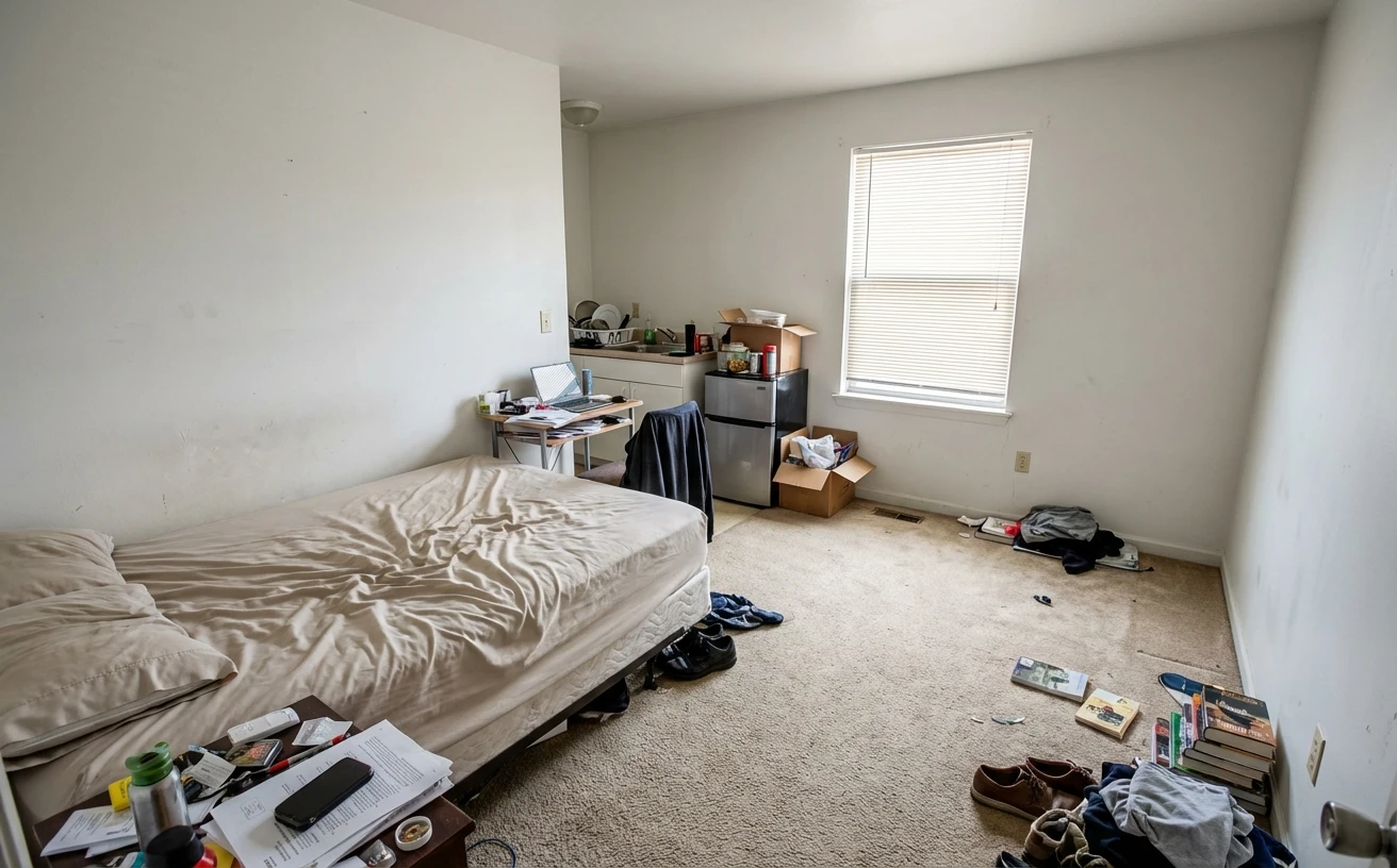 Studio Apt before redesign